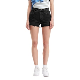 Foto 1 | Pantalones Cortos Levi's 501 Original Para Mujer High Rise Lunar Black - Venta Internacional.