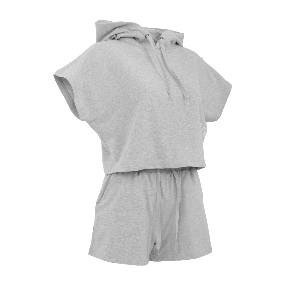 Foto 6 pulgar | Conjunto Short Y Chaleco Deportivo K-swiss Yogi Gris Para Mujer