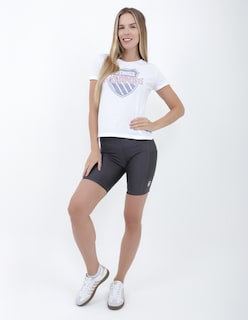 Foto 3 | Short Deportivo K-swiss Lifterbike Gris para Mujer
