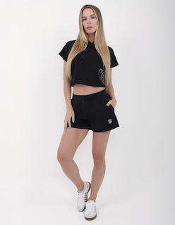 Foto 1 | Short Y Chaleco Deportivo K-swiss Yogi Negro para Mujer