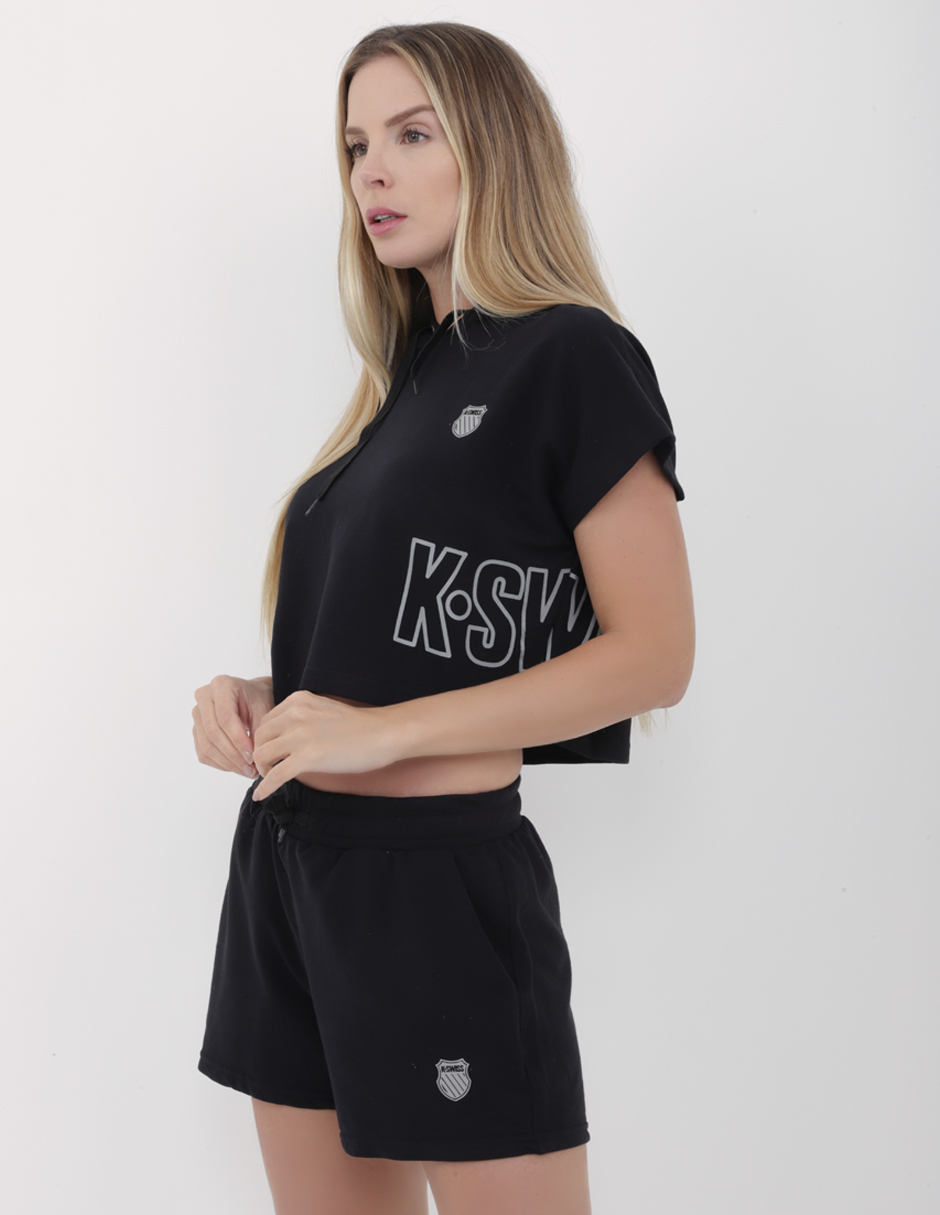 Foto 4 pulgar | Short Y Chaleco Deportivo K-swiss Yogi Negro para Mujer