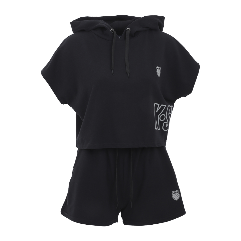 Foto 7 pulgar | Short Y Chaleco Deportivo K-swiss Yogi Negro para Mujer