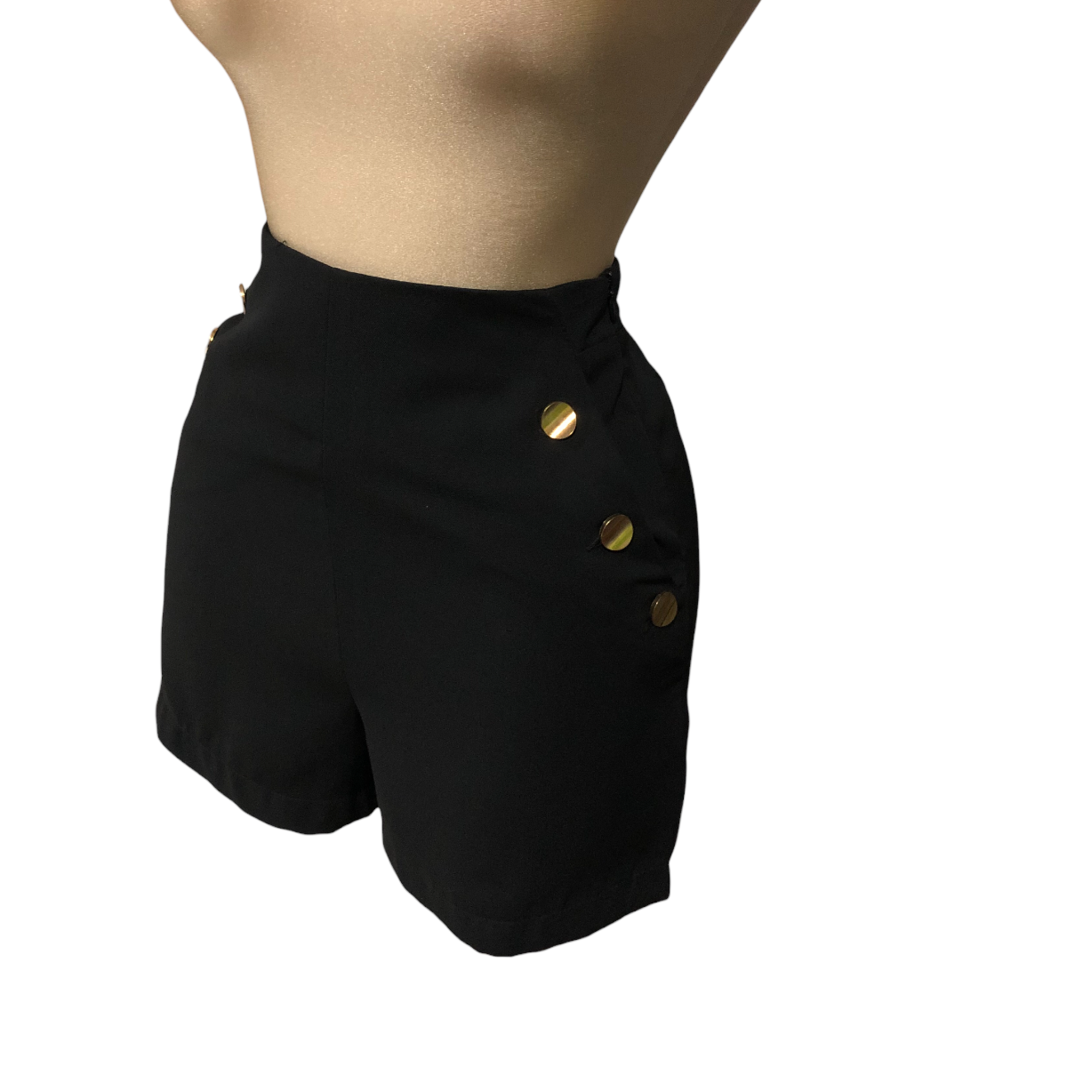 Foto 4 pulgar | Short Para Dama Color Negro Erivel