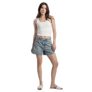 Foto 4 | Short Loose Mom Mujer Balam Bl6924 Azul