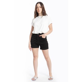 Foto 1 | Short De Tiro Alto /juvenil, 6878 (negro) Negro
