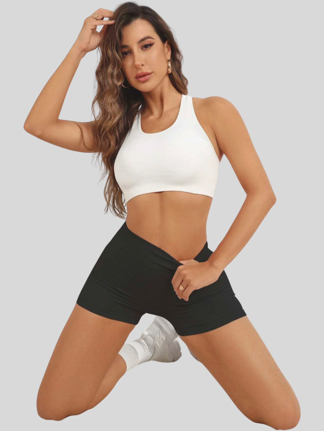 Foto 3 pulgar | Set De 2 Biker Short Mujer Unitalla Shores Deportivos Sh-045-px2 Variedad De Colores Dama Chores Gym