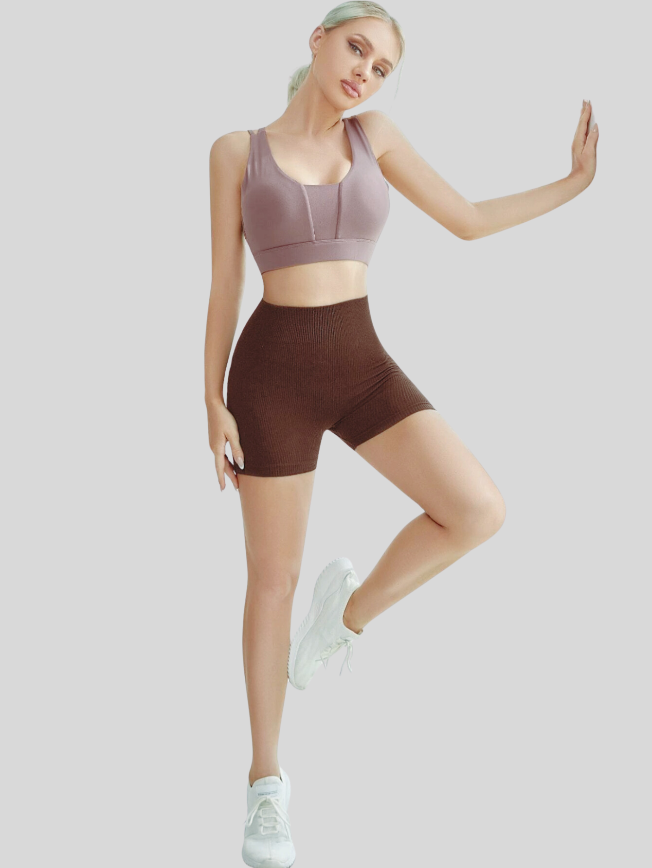 Foto 5 | Set De 2 Biker Short Mujer Unitalla Shores Deportivos Sh-045-px2 Variedad De Colores Dama Chores Gym