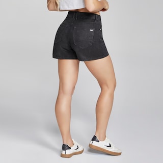 Foto 5 | Short Mezclilla Mujer Cintura Alta 0001ngro
