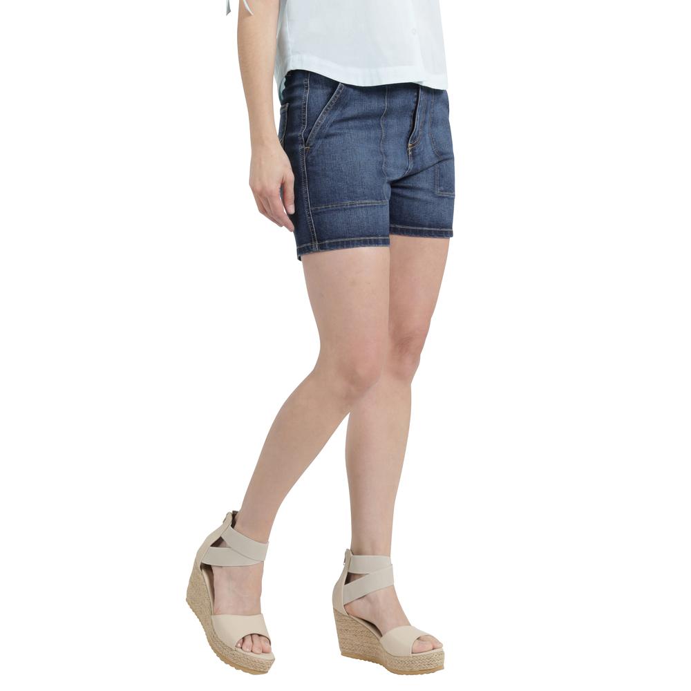 Foto 3 pulgar | Short Lee Mujer Quality Genuine Slim Fit 352 Azul