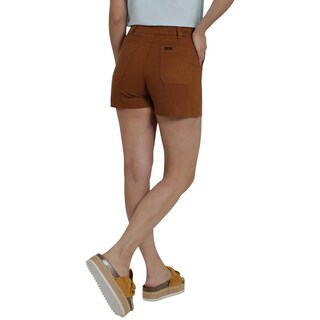 Foto 3 | Short Lee Mujer Quality Genuine Slim Fit 354 Cafe