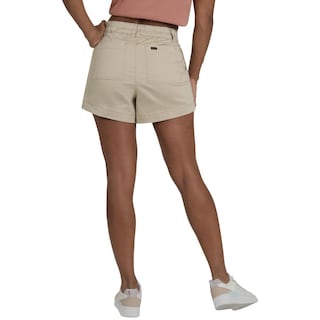 Foto 3 | Short Lee Mujer Quality Genuine Slim Fit 266 Amarillo