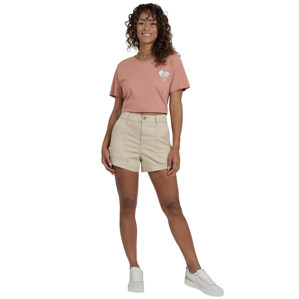 Foto 5 pulgar | Short Lee Mujer Quality Genuine Slim Fit 266 Amarillo