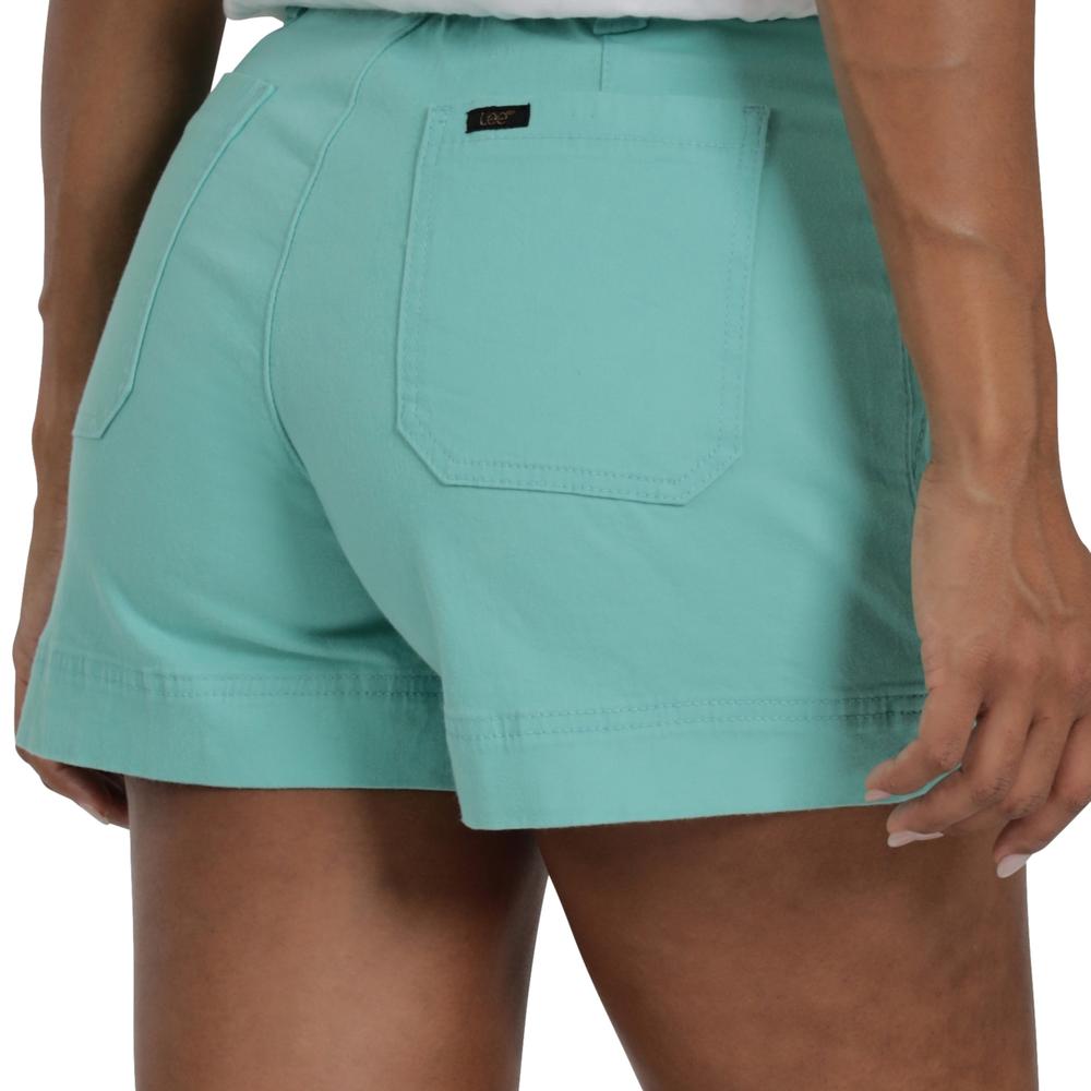 Foto 6 pulgar | Short Lee Mujer Quality Genuine Slim Fit 267 Verde