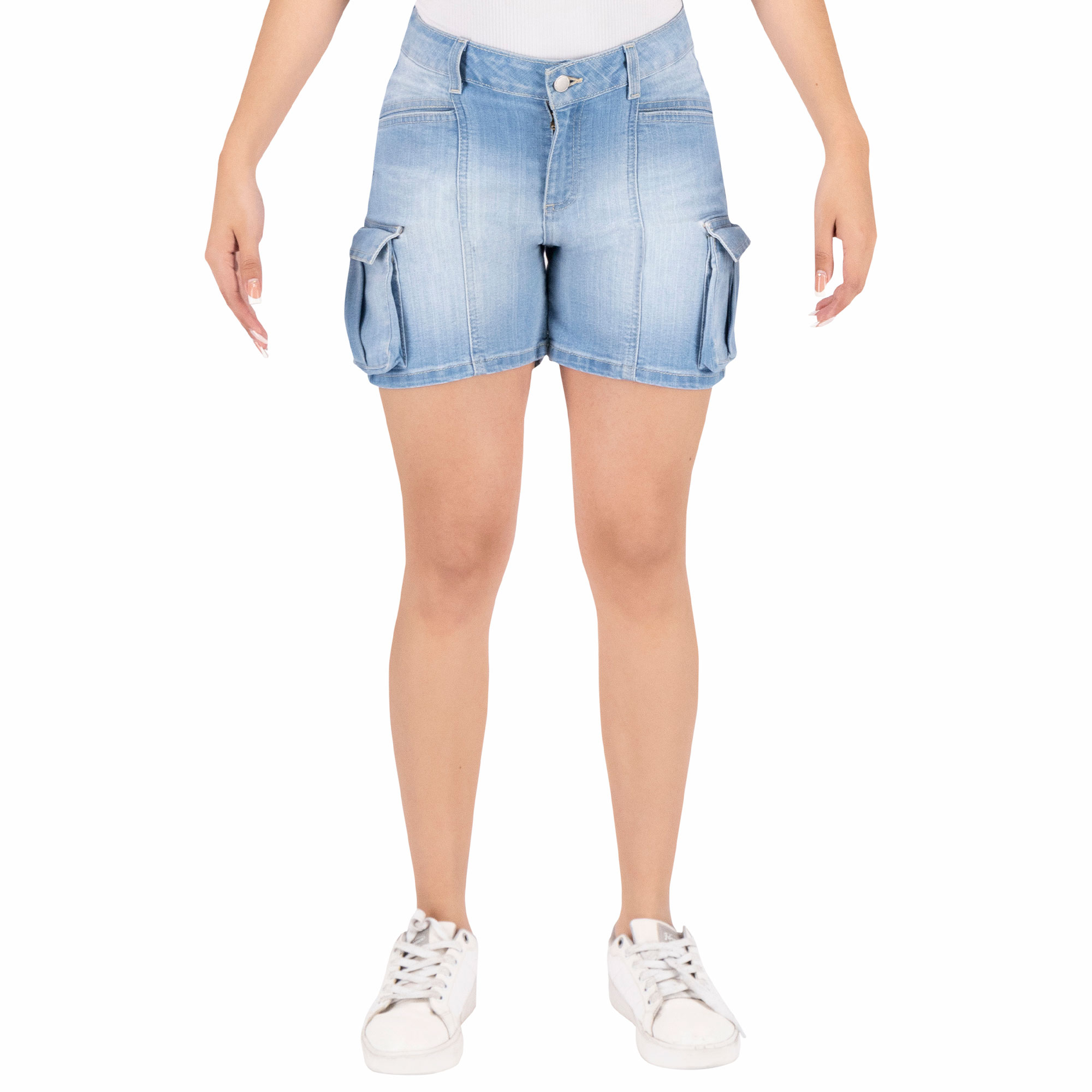 Foto 2 pulgar | Short Mezclilla Britos Jeans Mujer Casual Azul 025553