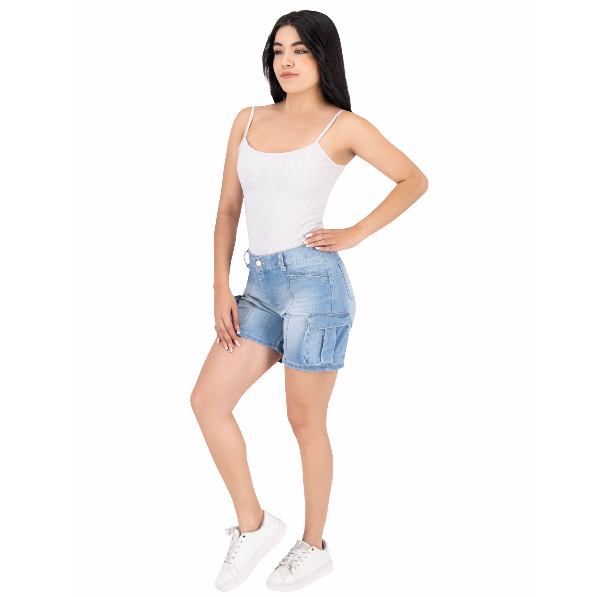 Foto 6 pulgar | Short Mezclilla Britos Jeans Mujer Casual Azul 025553