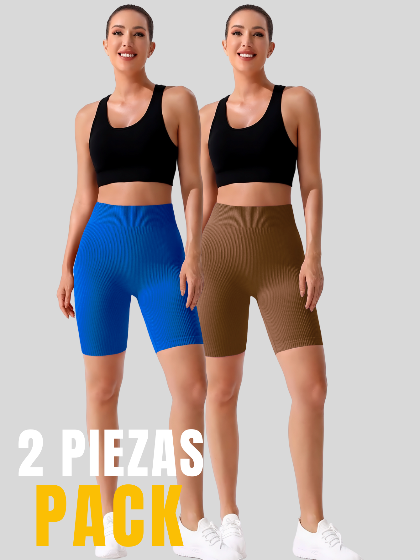 Foto 5 | Set de 2 Short Biker Sh-041-px2 para Mujer