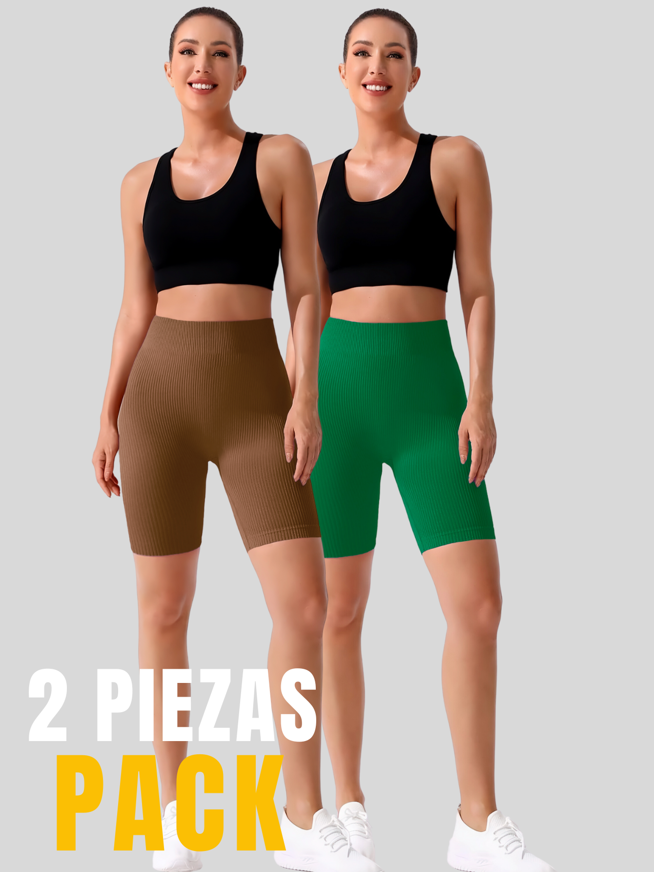 Foto 5 | Set de 2 Short Biker Sh-041-px2 para Mujer