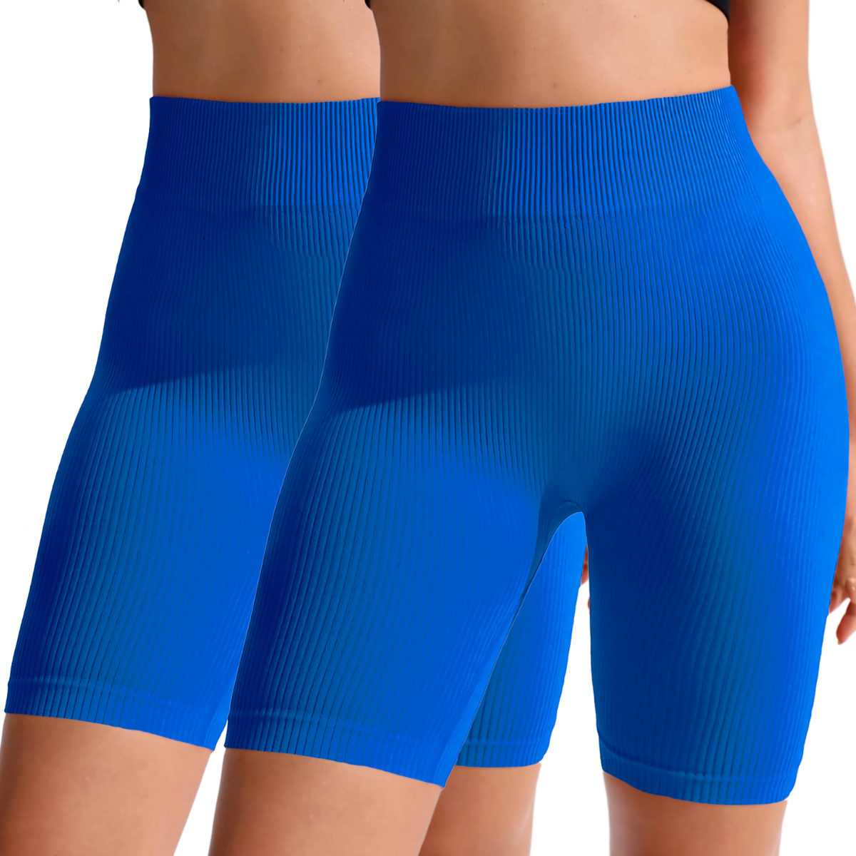 Foto 2 pulgar | Set de 2 Shorts Biker para Mujer Shores Deportivos Sh-041-px2