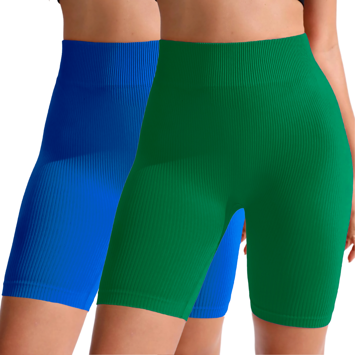 Foto 2 pulgar | Set 2 Shorts Biker para Mujer Shores Deportivos Sh-041-px2