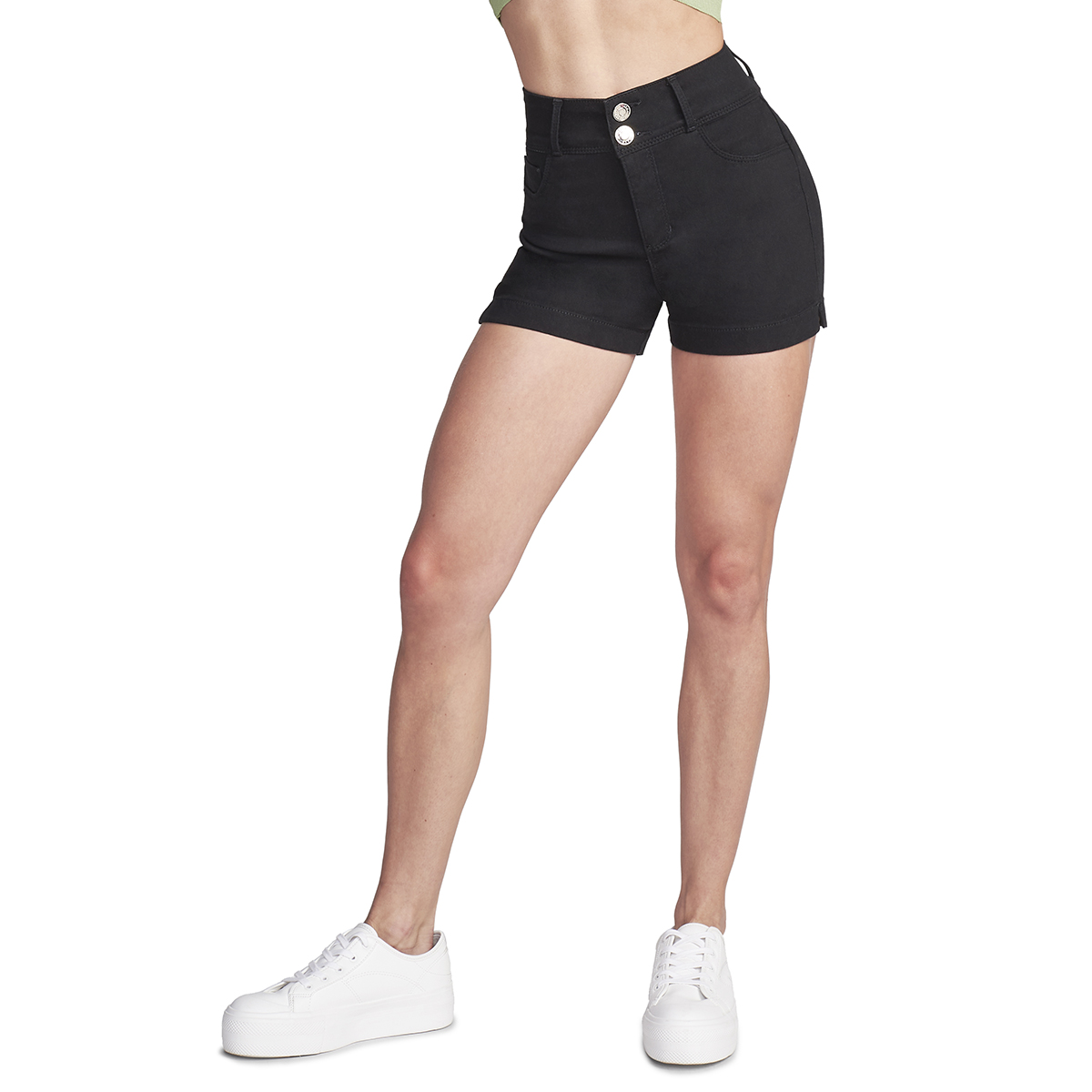Foto 2 pulgar | Short Push Up Mujer Stretch Cintura Alta Seven Jeans
