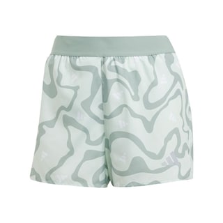 Foto 1 | Shorts Run It Brand Love Adidas Verde Mujer
