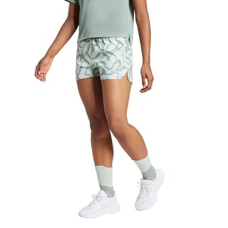 Foto 2 | Shorts Run It Brand Love Adidas Verde Mujer