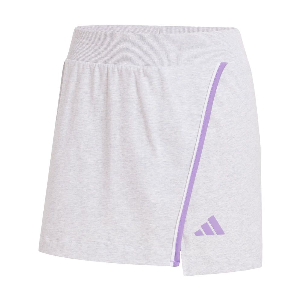 Falda Essentials Adidas Gris Mujer