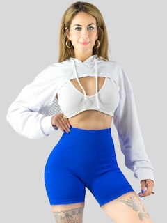 Foto 4 | Short Mujer Shores Deportivo Casual Sh-045 Azul Rey Chort Push Up