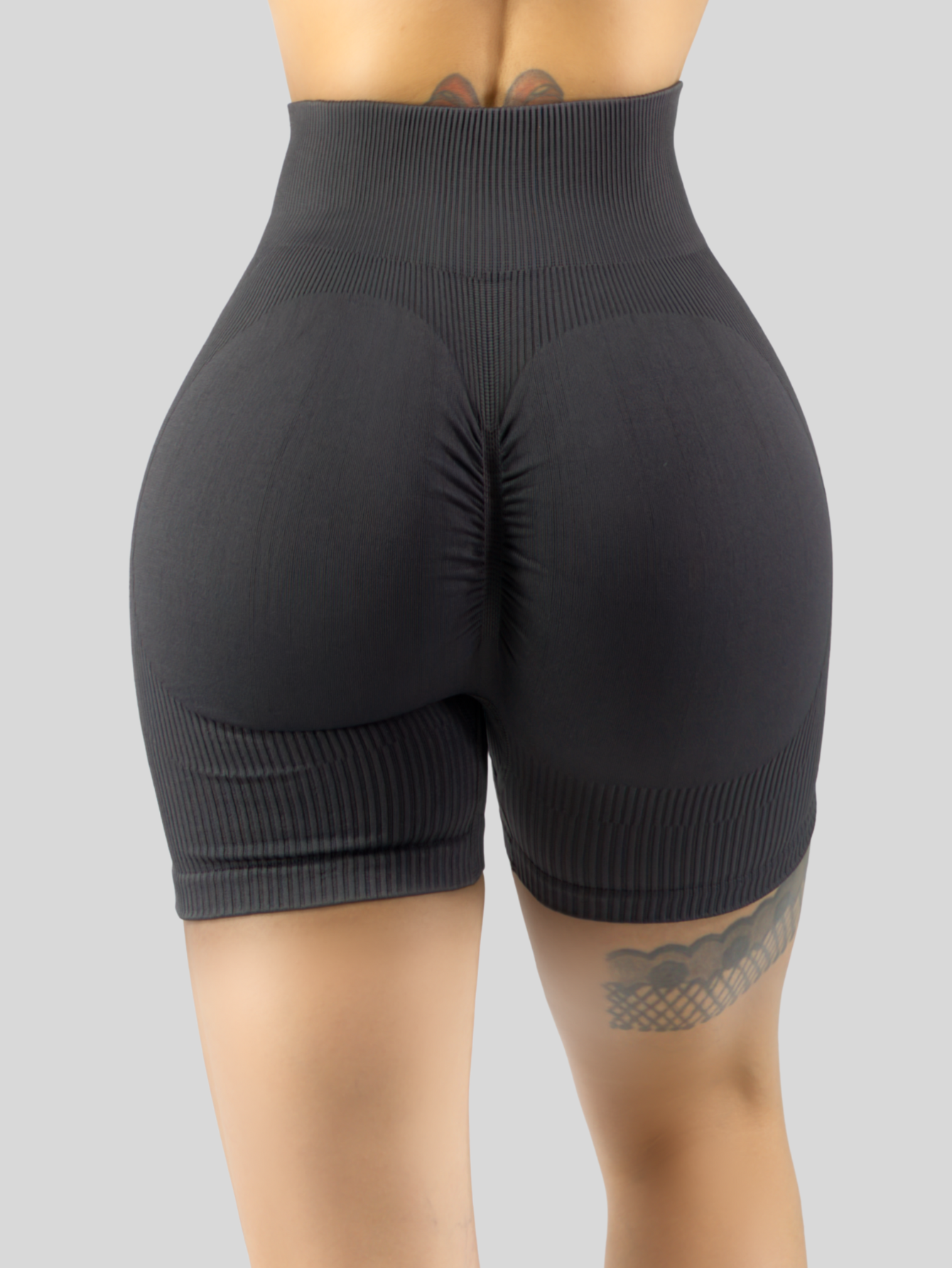 Foto 7 pulgar | Short Mujer Shores Deportivo Casual Sh-045 Gris Chort Push Up