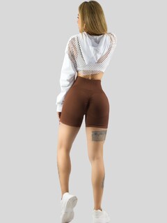 Foto 3 | Short Mujer Shores Deportivo Casual Sh-045 Café Chort Push Up