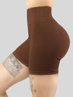 Foto 5 | Short Mujer Shores Deportivo Casual Sh-045 Café Chort Push Up