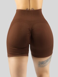 Foto 6 | Short Mujer Shores Deportivo Casual Sh-045 Café Chort Push Up
