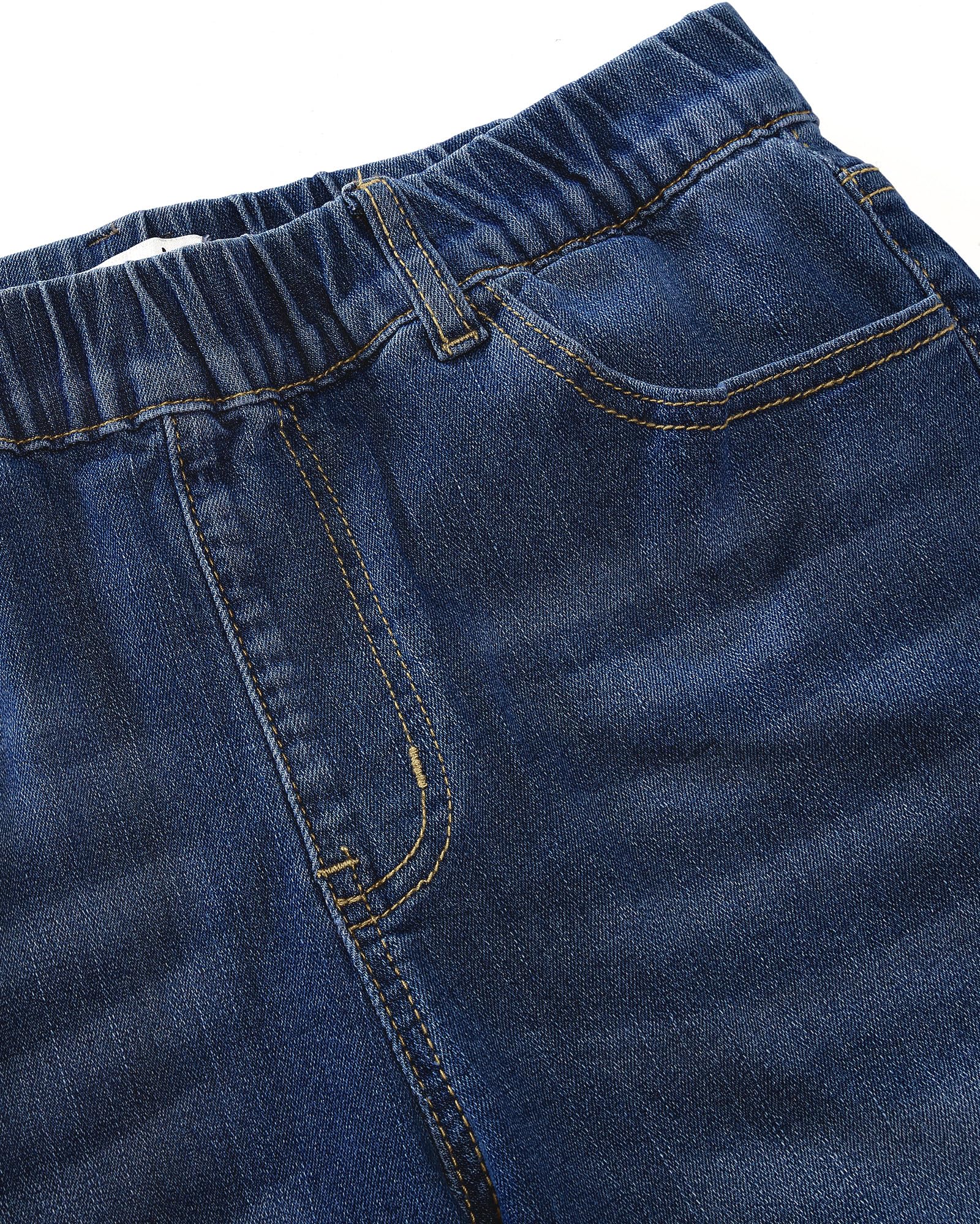Foto 5 pulgar | Pantalones Cortos Luvamia Jean Denim Sin Cordones Para Mujer, Entrepierna, 18 Cm, Color Índigo - Venta Internacional.
