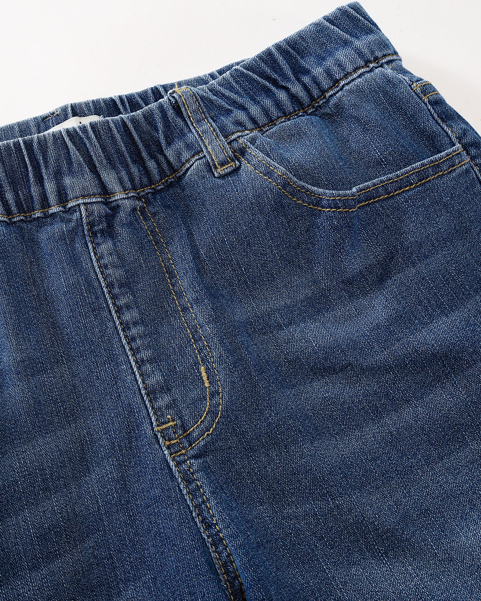 Foto 5 pulgar | Pantalones Cortos De Mezclilla Luvamia Para Mujer, Vaqueros Sin Cordones, Azul Índigo, Talla Xl - Venta Internacional.
