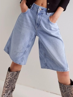 Foto 4 | Pantalones Cortos De Mezclilla Cicy Bell Para Mujer, De Verano, Pierna Ancha, Talle Medio - Venta Internacional.