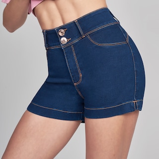 Foto 2 | Short Mujer Push Up Cintura Alta Stretch 6057stob