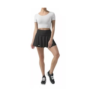 Foto 3 | Falda De Tenis Deportiva De Yoga 2 Es 1 Pantalones Cortos Negro Talla M Eo Safe Imports Esi-7787-1 Negro