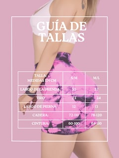 Foto 8 | Biker Short Mujer Stretch Shore Dama Sh-063 Vino Chores Gym Talle Alto