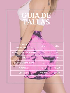 Foto 8 | Biker Short Mujer Stretch Shore Dama Sh-063 Rosa Chores Gym Talle Alto