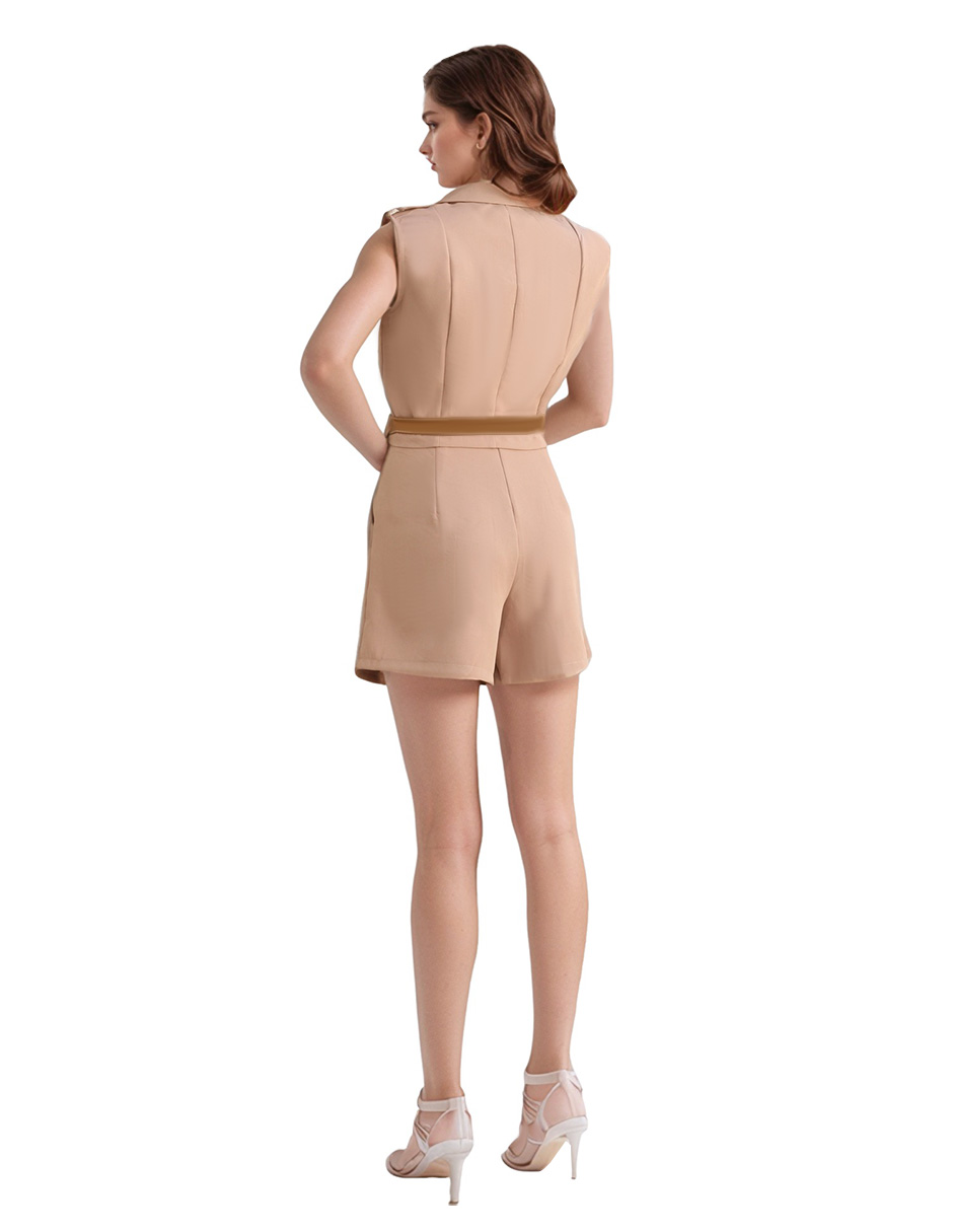 Foto 4 pulgar | Conjunto Casual De Short Y Chaleco