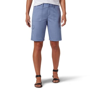 Foto 1 | Bermudas Cortas Lee Avey Con Cintura Holgada De Punto Para Mujer - Venta Internacional.