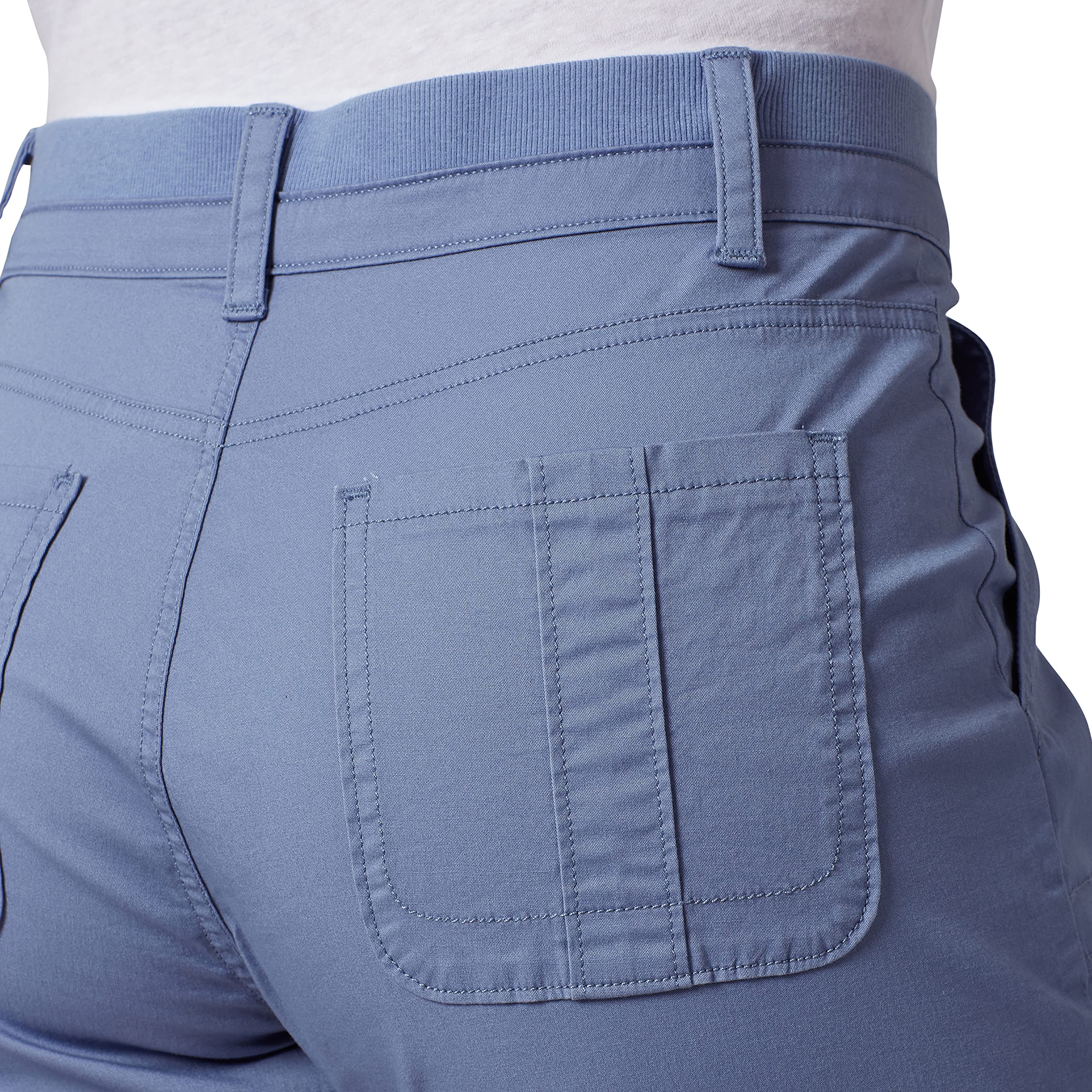 Foto 3 pulgar | Bermudas Cortas Lee Avey Con Cintura Holgada De Punto Para Mujer - Venta Internacional.