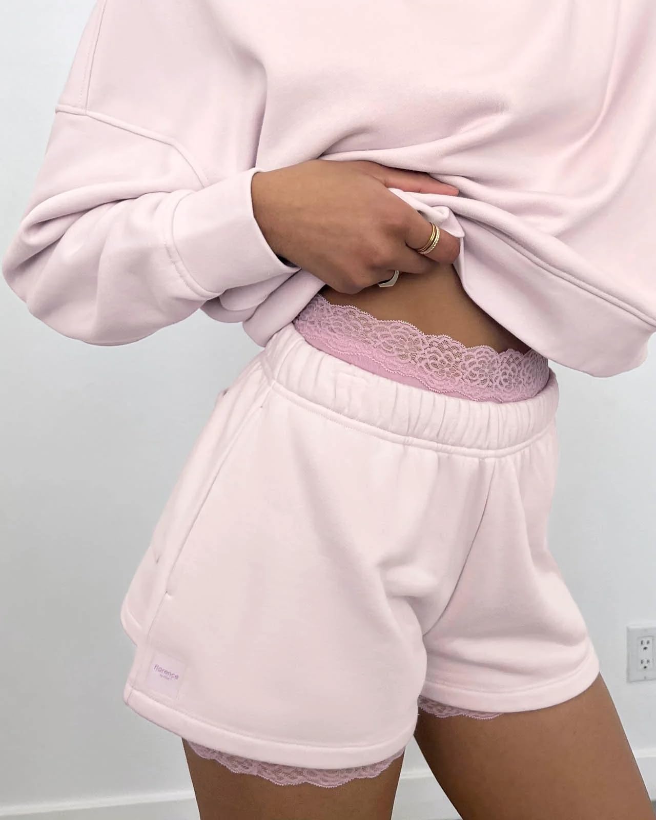 Foto 5 pulgar | Pantalones Cortos Florence By Mills Cozy Crush Para Mujer, Color Lavanda, Talla Xl - Venta Internacional.