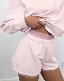 Foto 4 | Pantalones Cortos Florence By Mills Cozy Crush Para Mujer, Color Lavanda, Talla Xl - Venta Internacional.