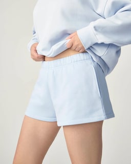 Foto 4 | Pantalones Cortos Florence By Mills Cozy Crush Para Mujer, Color Azul Halógeno - Venta Internacional.