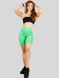 Foto 7 | Set 3 Biker Short Mujer Con Bolsas Laterales Sh-050-px3 Varios Colores Shore Dama Chores Gym