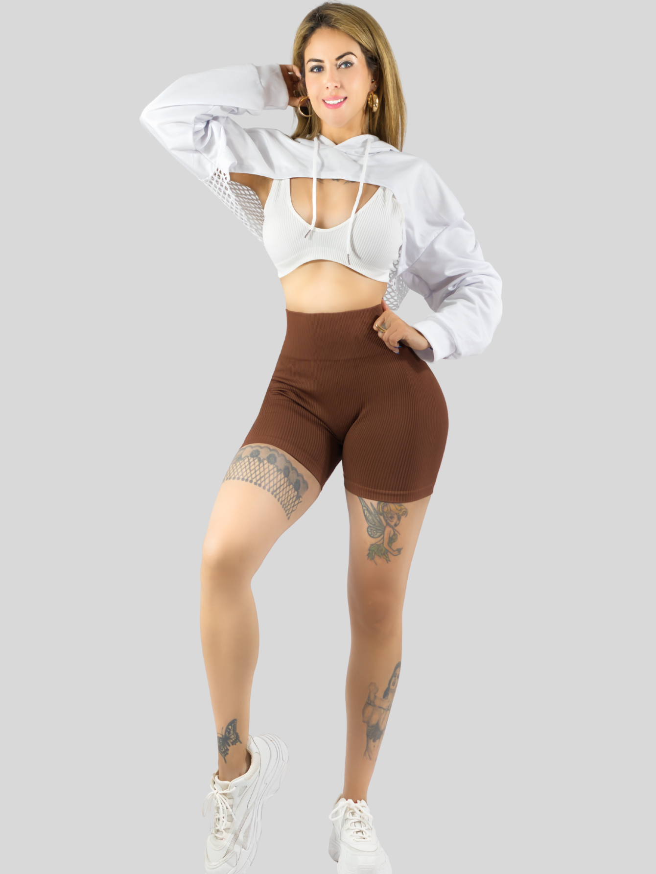 Foto 2 | Set De 3 Short Biker Mujer Shores Deportivos Sh-045-px3 Variedad De Colores Dama Chort Gym