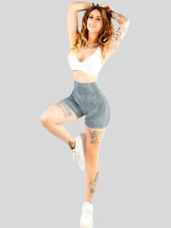 Foto 2 | Set De 3 Biker Short Mujer Stretch Shore Lic-054-px3 Variedad De Colores Dama Chores Gym Talle Alto