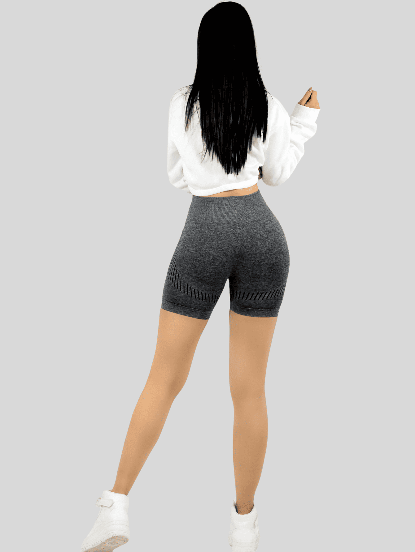 Foto 4 pulgar | Set De Tres Biker Short Mujer Unitalla Stretch Sh-056-px3 Varios Colores Shore Dama Chores Gym Talle Alto