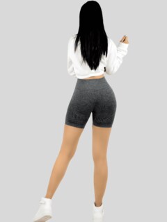 Foto 3 | Set De Tres Biker Short Mujer Unitalla Stretch Sh-056-px3 Varios Colores Shore Dama Chores Gym Talle Alto